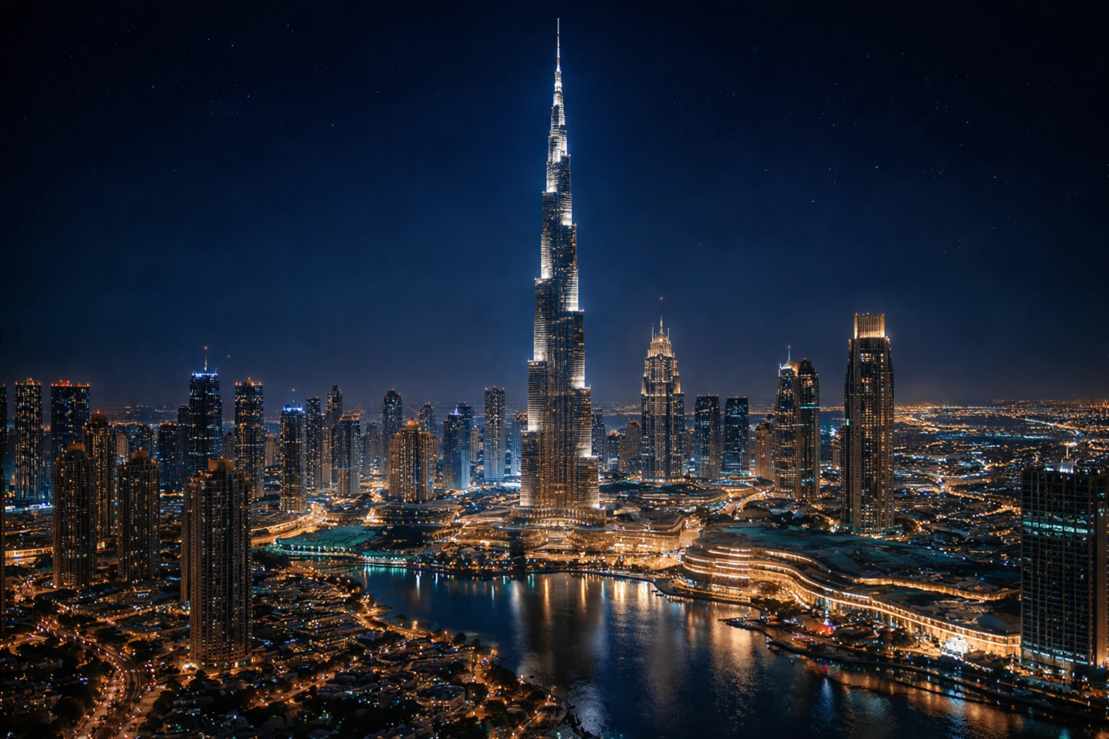 Dubai Burj Khalifa skyline
